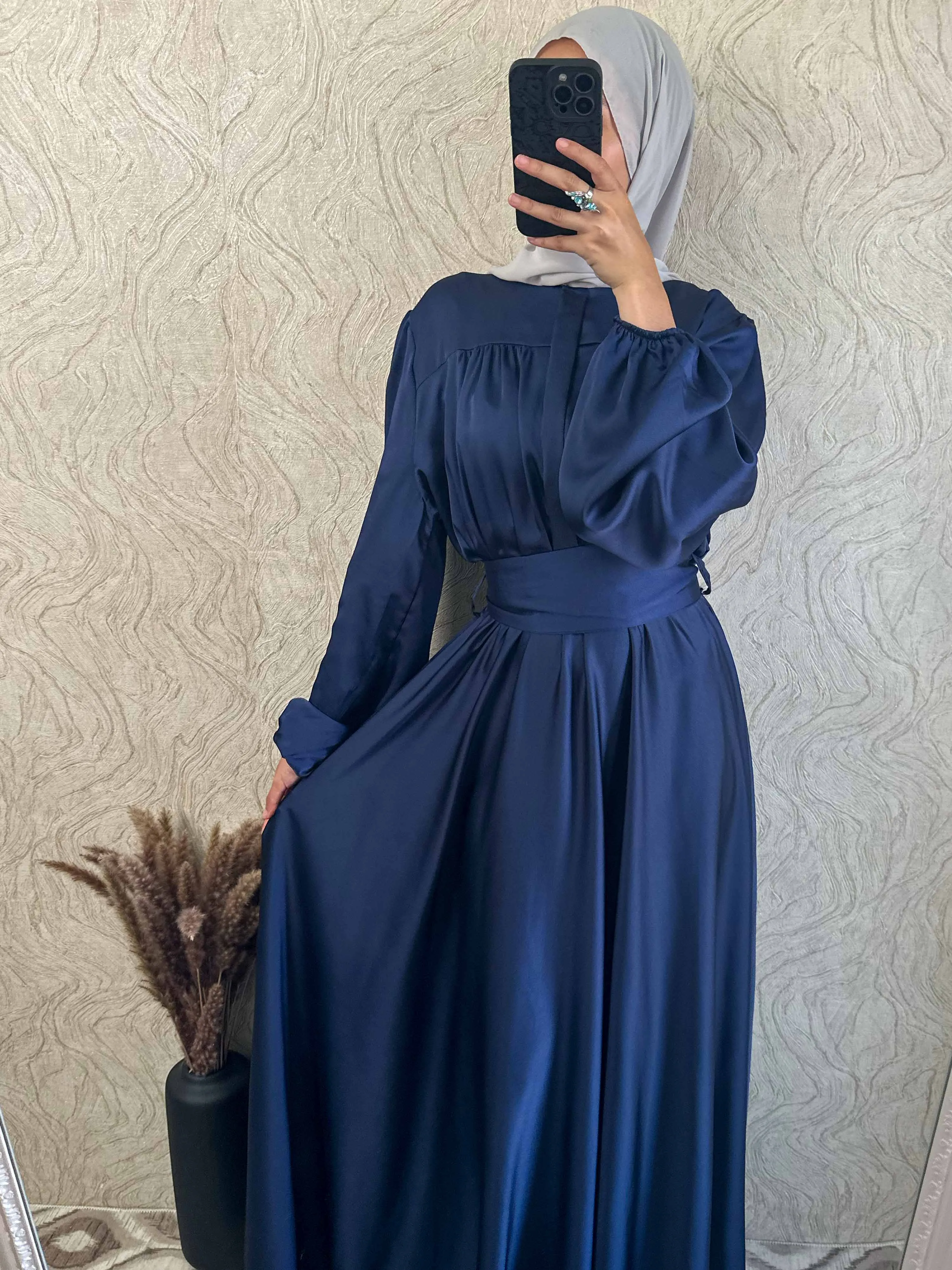 DMN Satin Maxi Dress