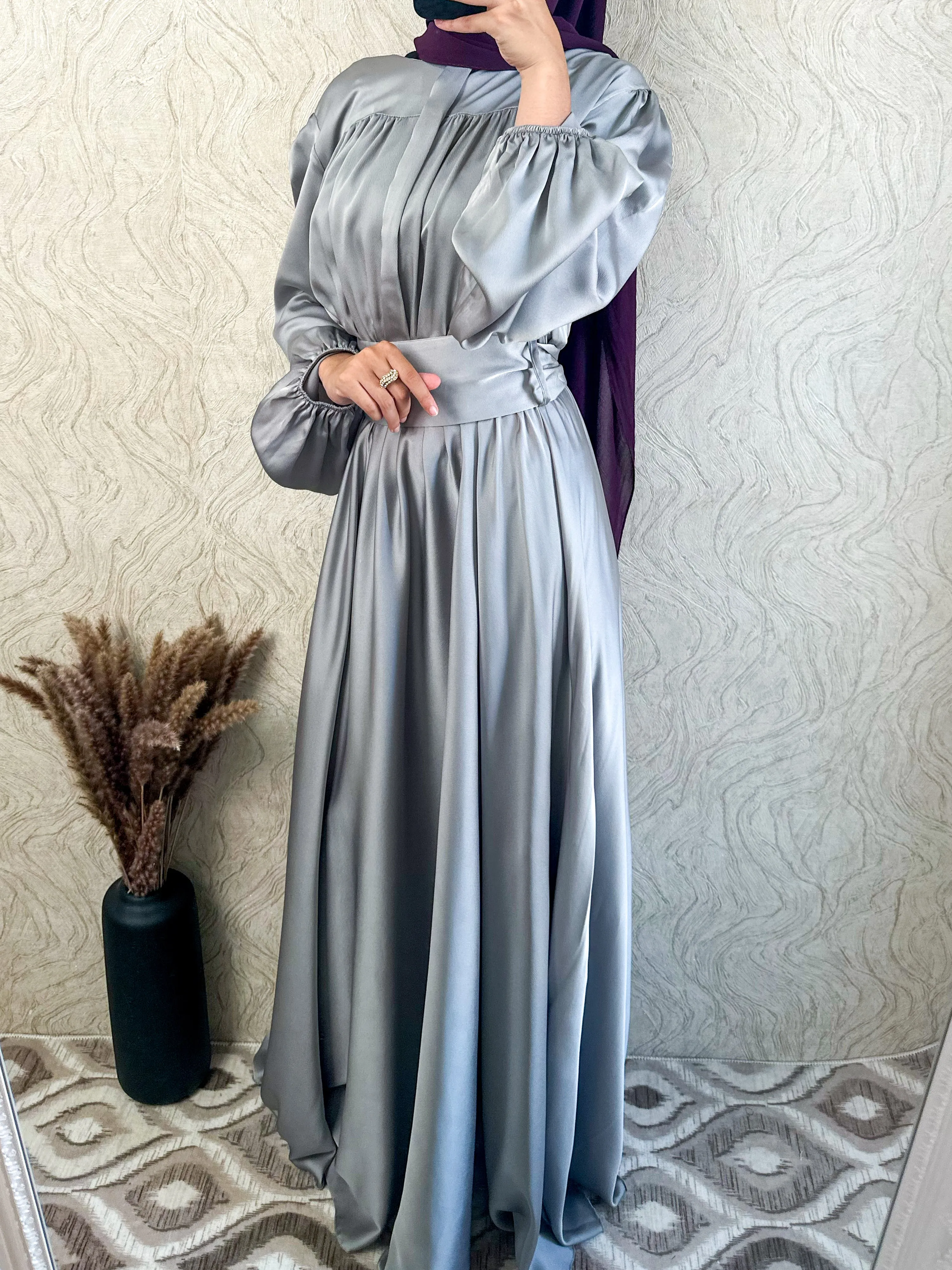 DMN Satin Maxi Dress