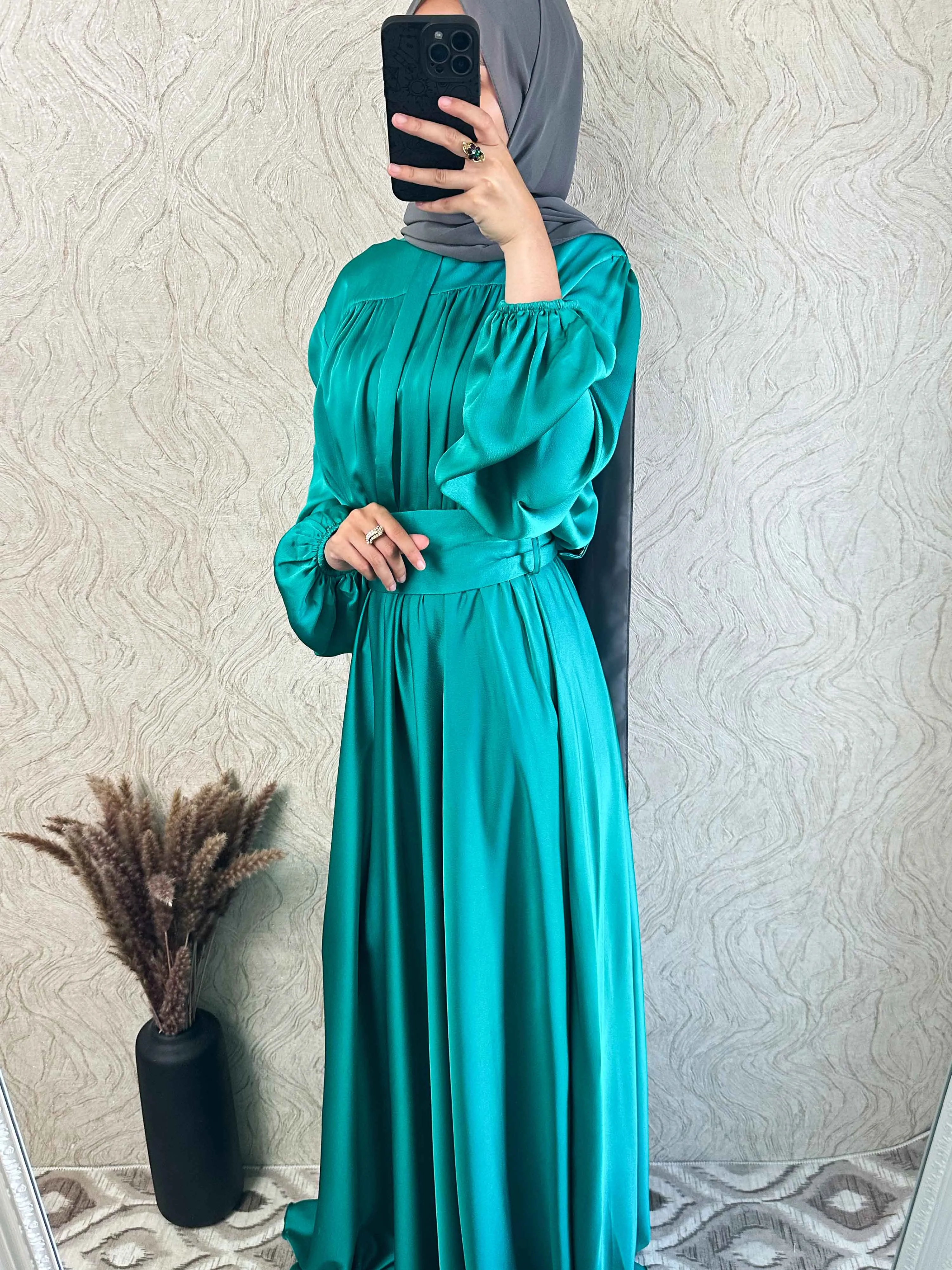 DMN Satin Maxi Dress