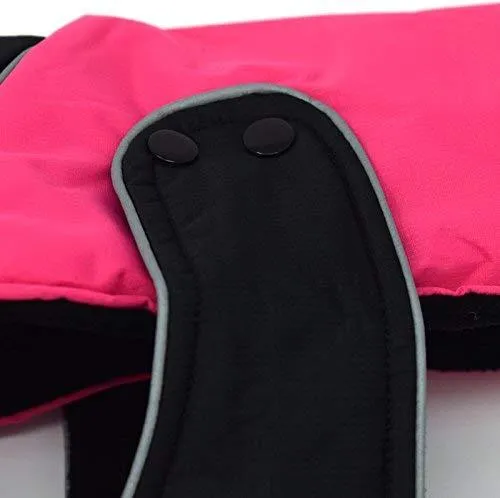 Dog Waterproof Warm Jacket - Pink -S/M/L