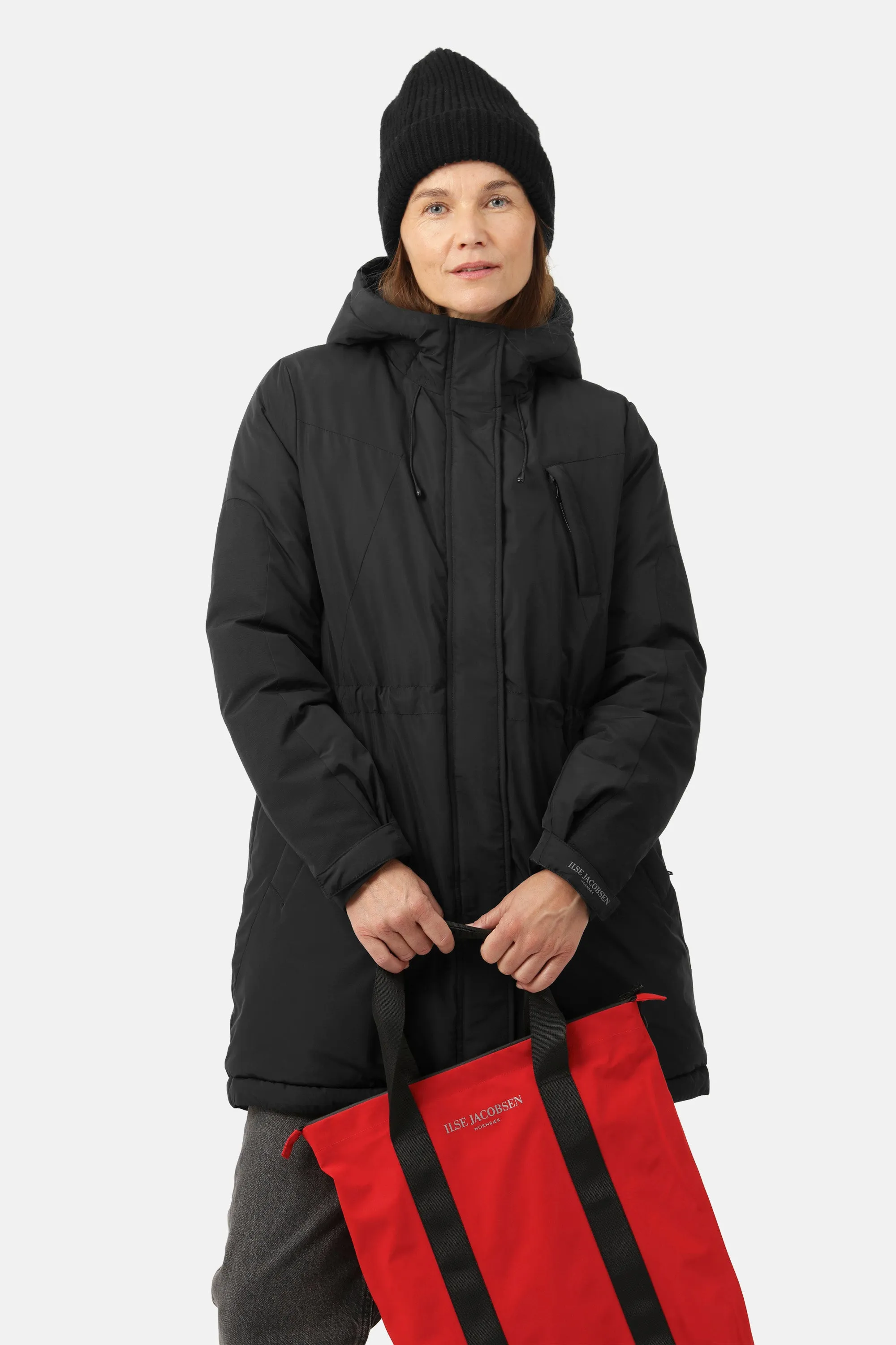 Down Coat - Black