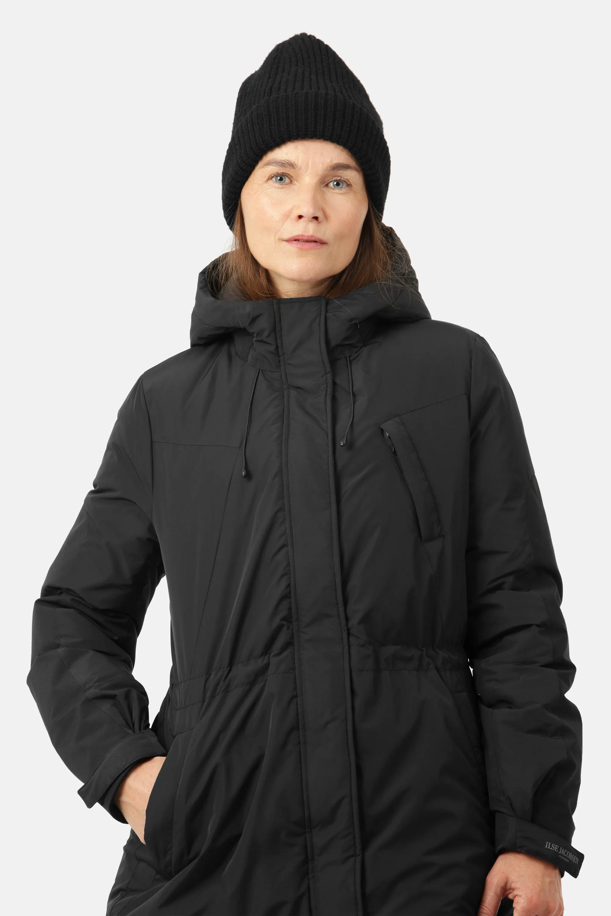 Down Coat - Black