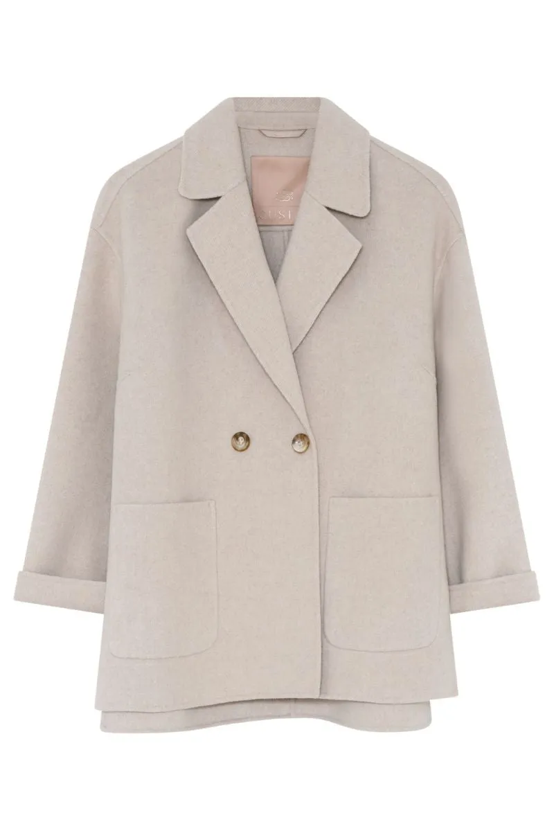 Elia wool coat 54308 | Beach Sand | Frakker fra Gustav