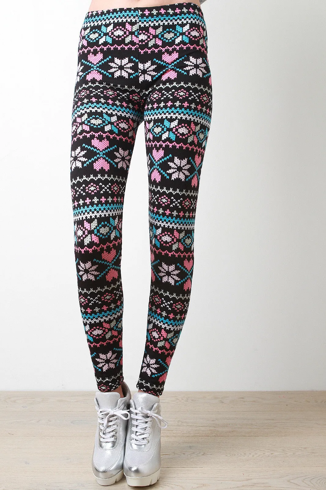 Fair Isle Tight Leggings