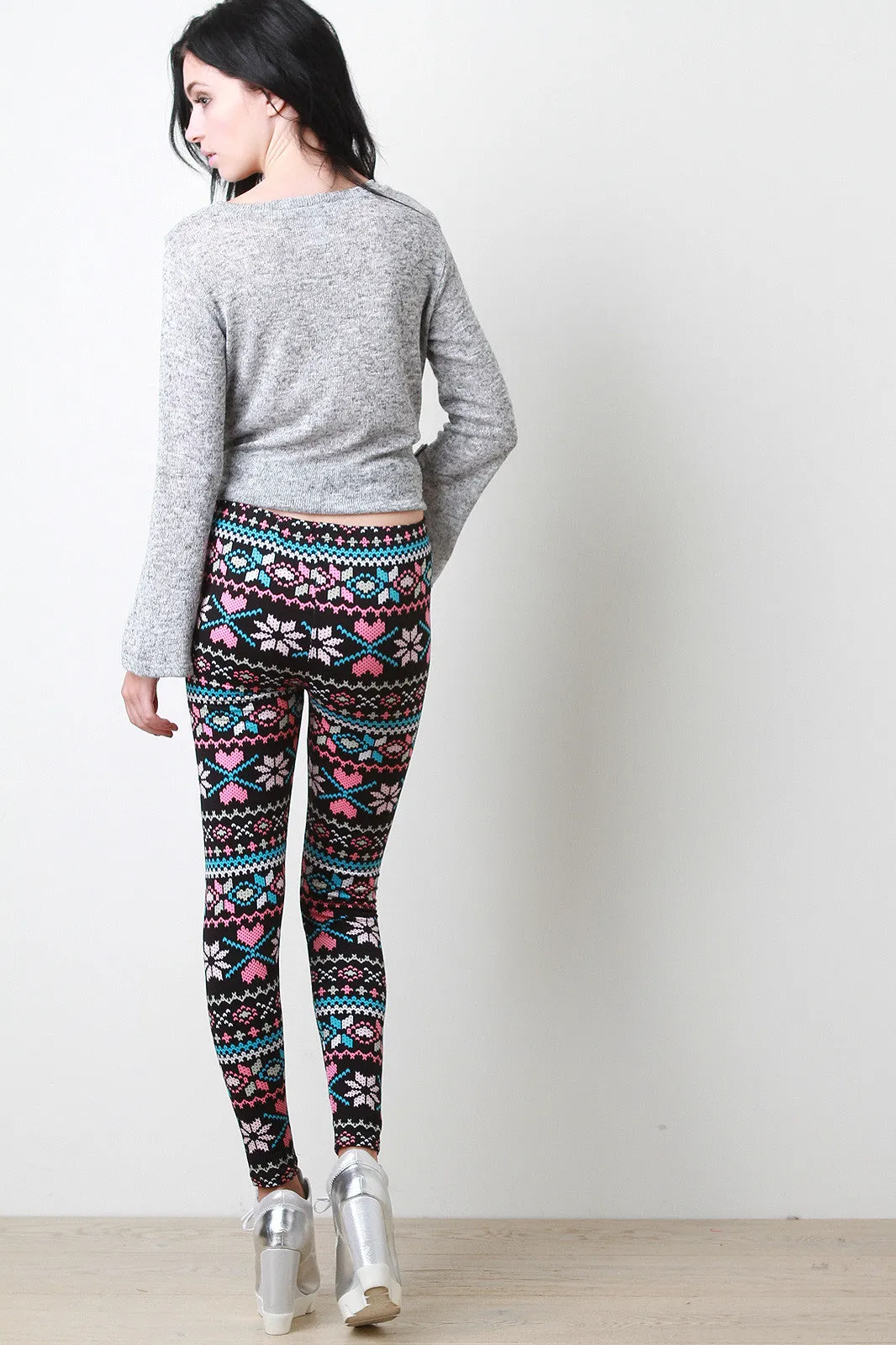 Fair Isle Tight Leggings