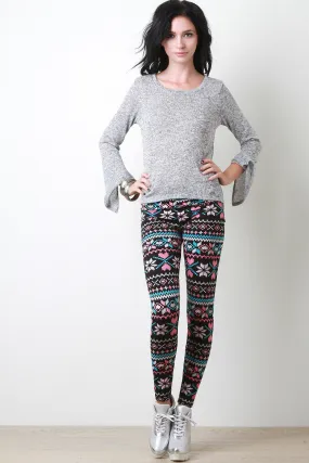 Fair Isle Tight Leggings