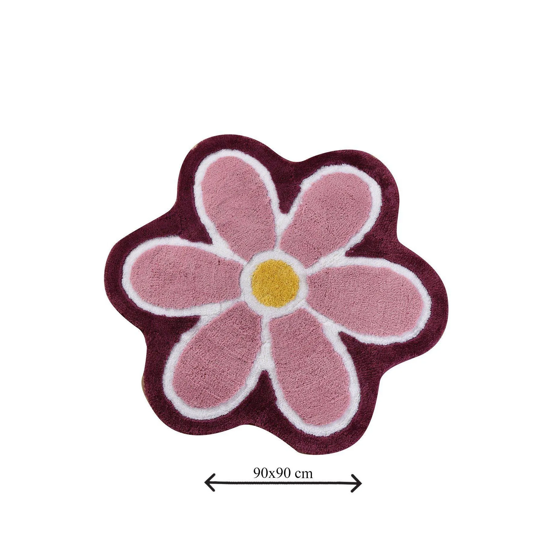 Flower - Purple 5  Bath Mat