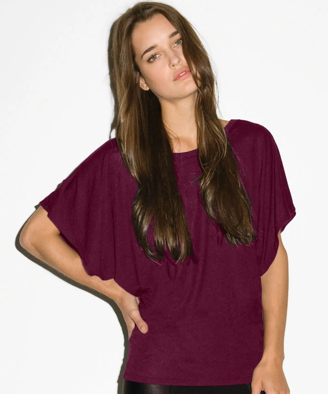 Flowy Dolman Tee - S-2XL - 12 colors