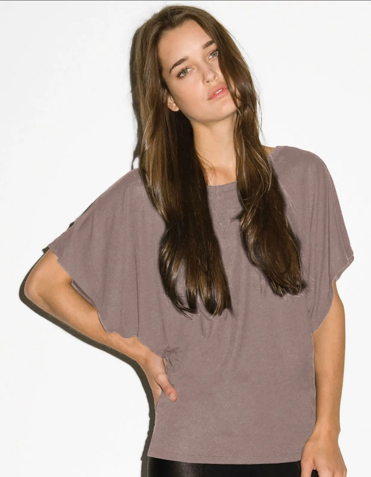 Flowy Dolman Tee - S-2XL - 12 colors