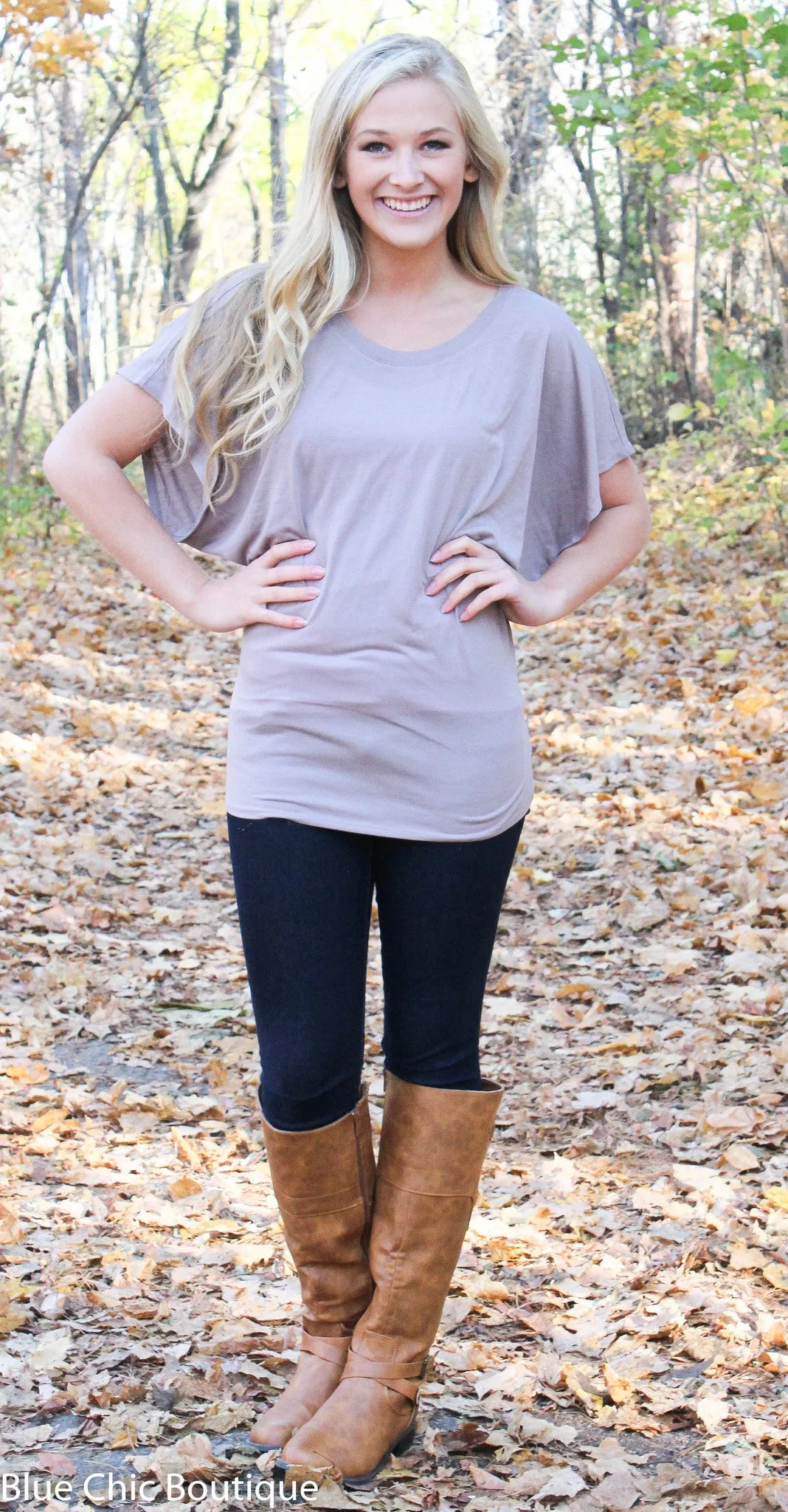 Flowy Dolman Tee - S-2XL - 12 colors