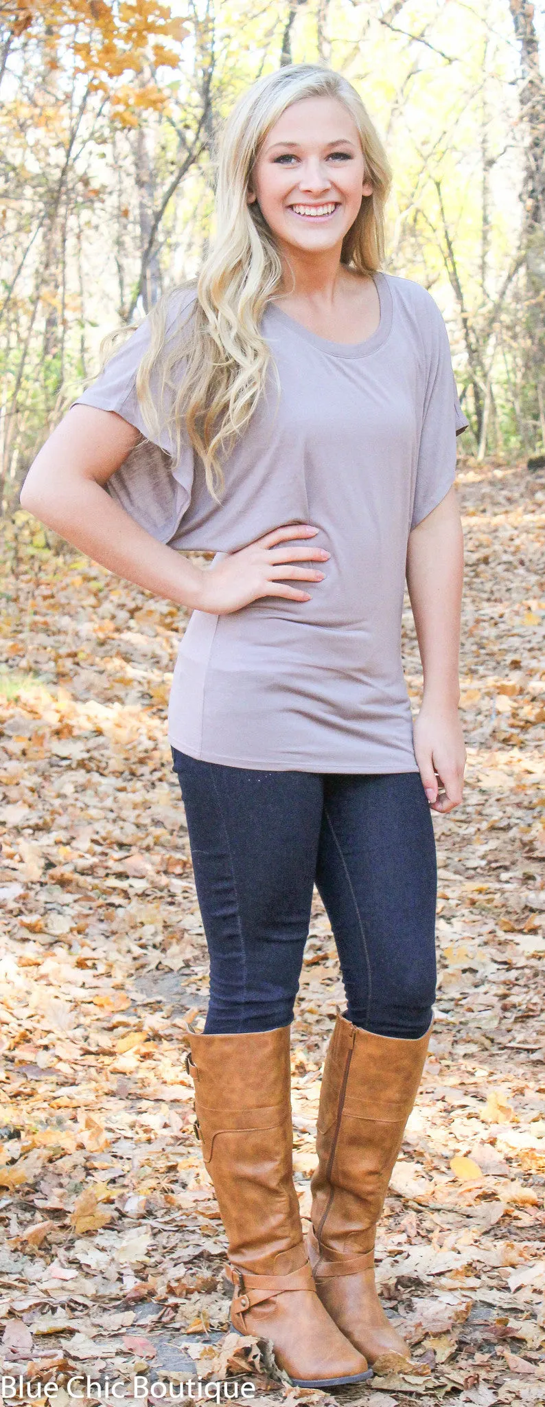 Flowy Dolman Tee - S-2XL - 12 colors