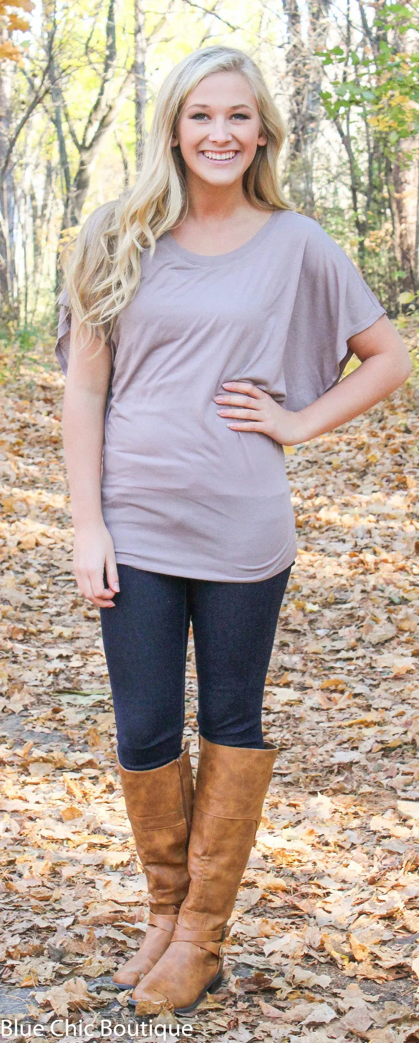 Flowy Dolman Tee - S-2XL - 12 colors