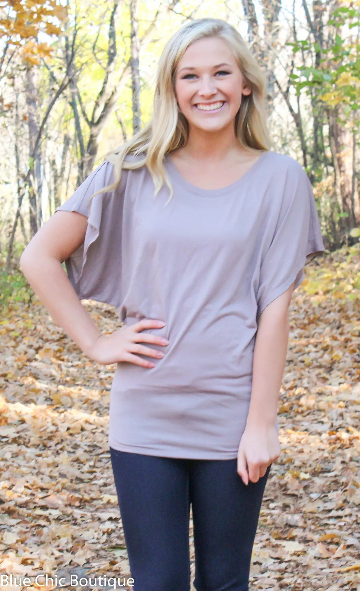 Flowy Dolman Tee - S-2XL - 12 colors