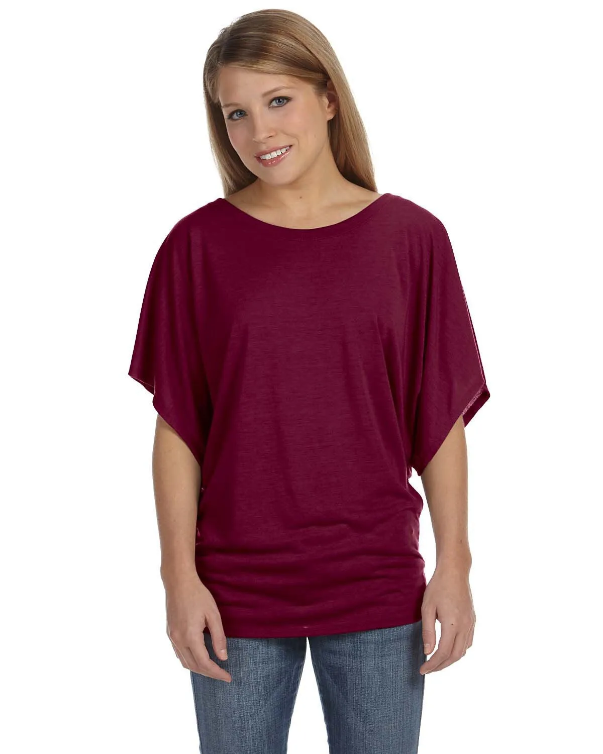 Flowy Dolman Tee - S-2XL - 12 colors