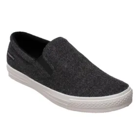 FreeShield Womens Real Wool Casual Slip On Charcoal Shoe