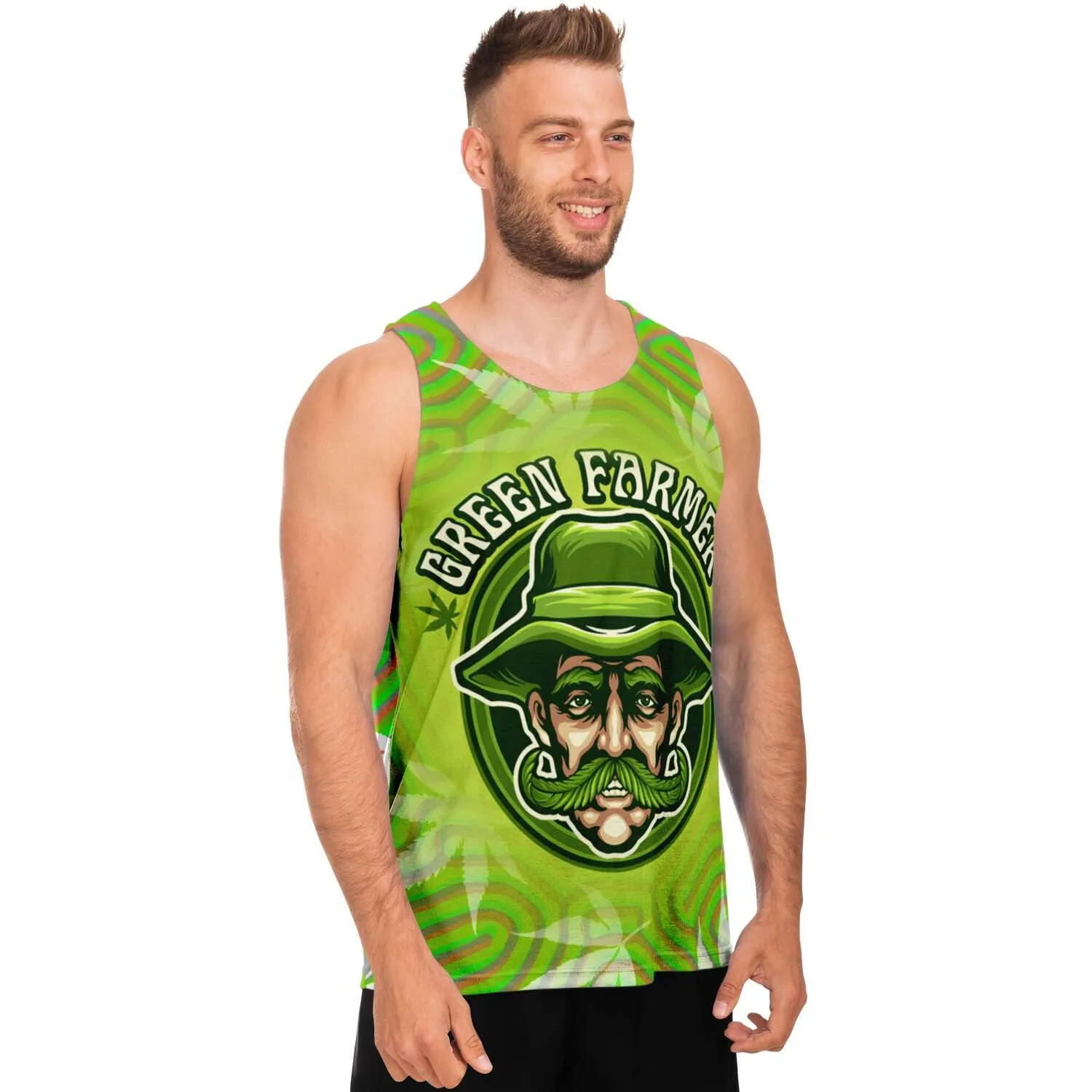 Green Farmer Unisex Tank Top