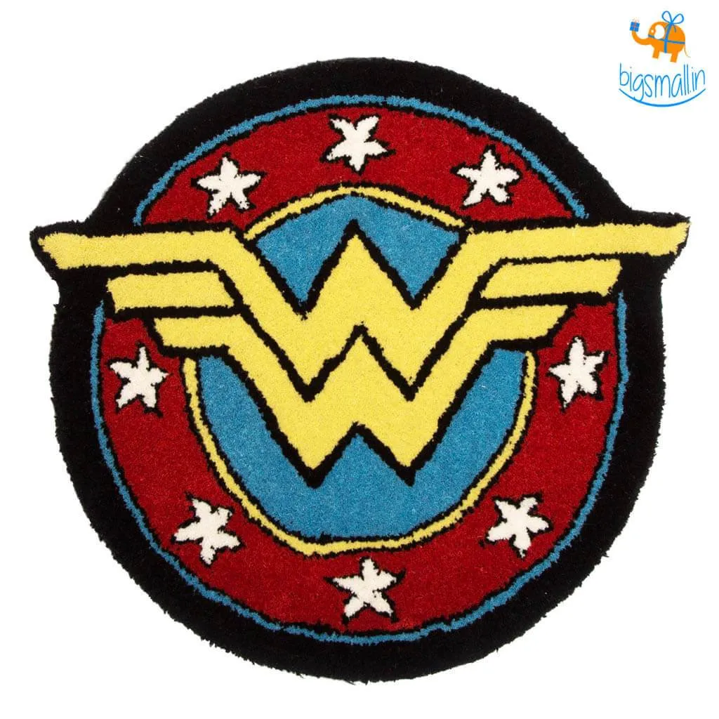 Handcrafted Wonder Woman Rug