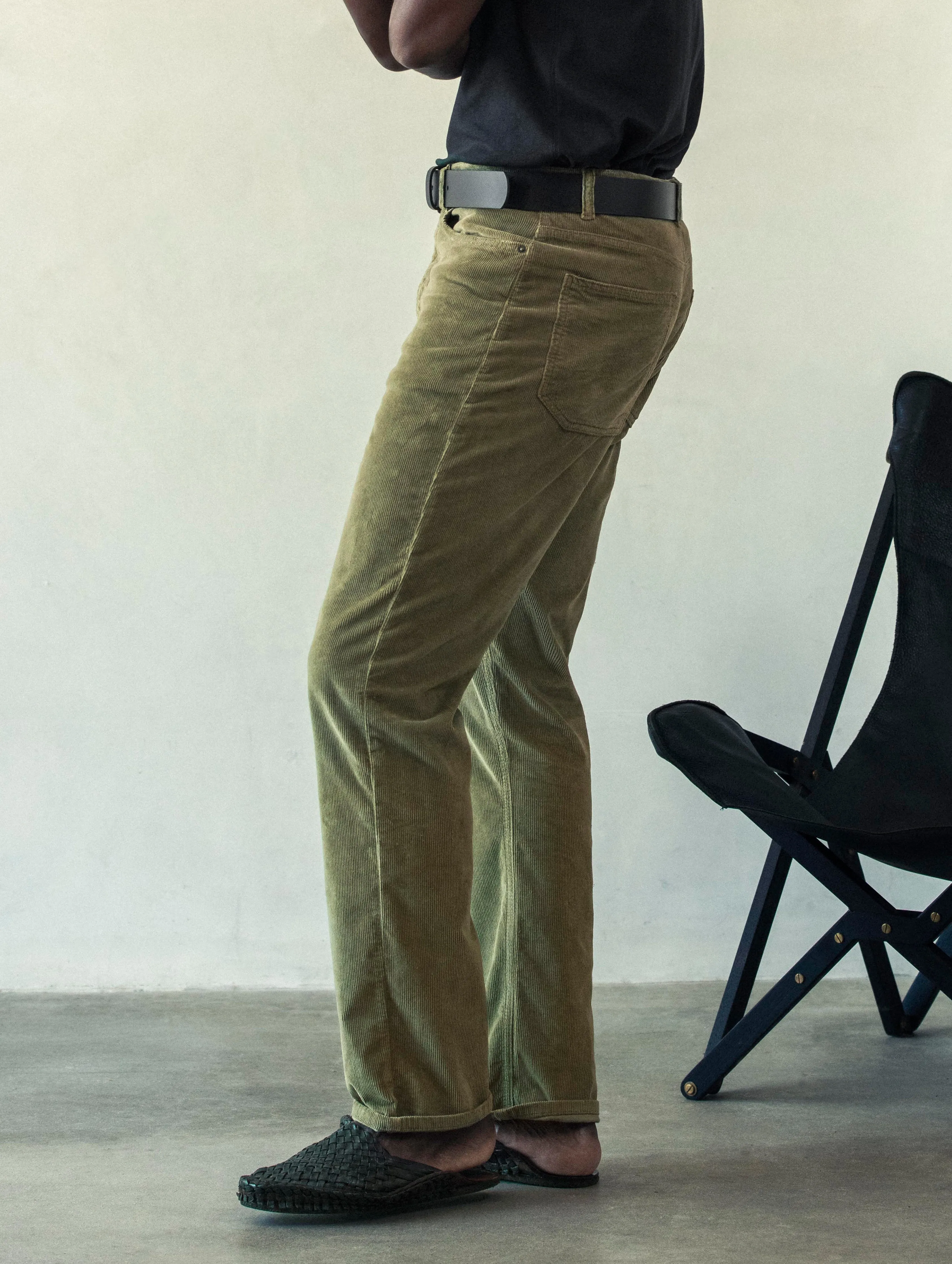 Hayden Corduroy Pant - Fern Green