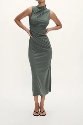 Hillside Green Knitted Bodycon Dress