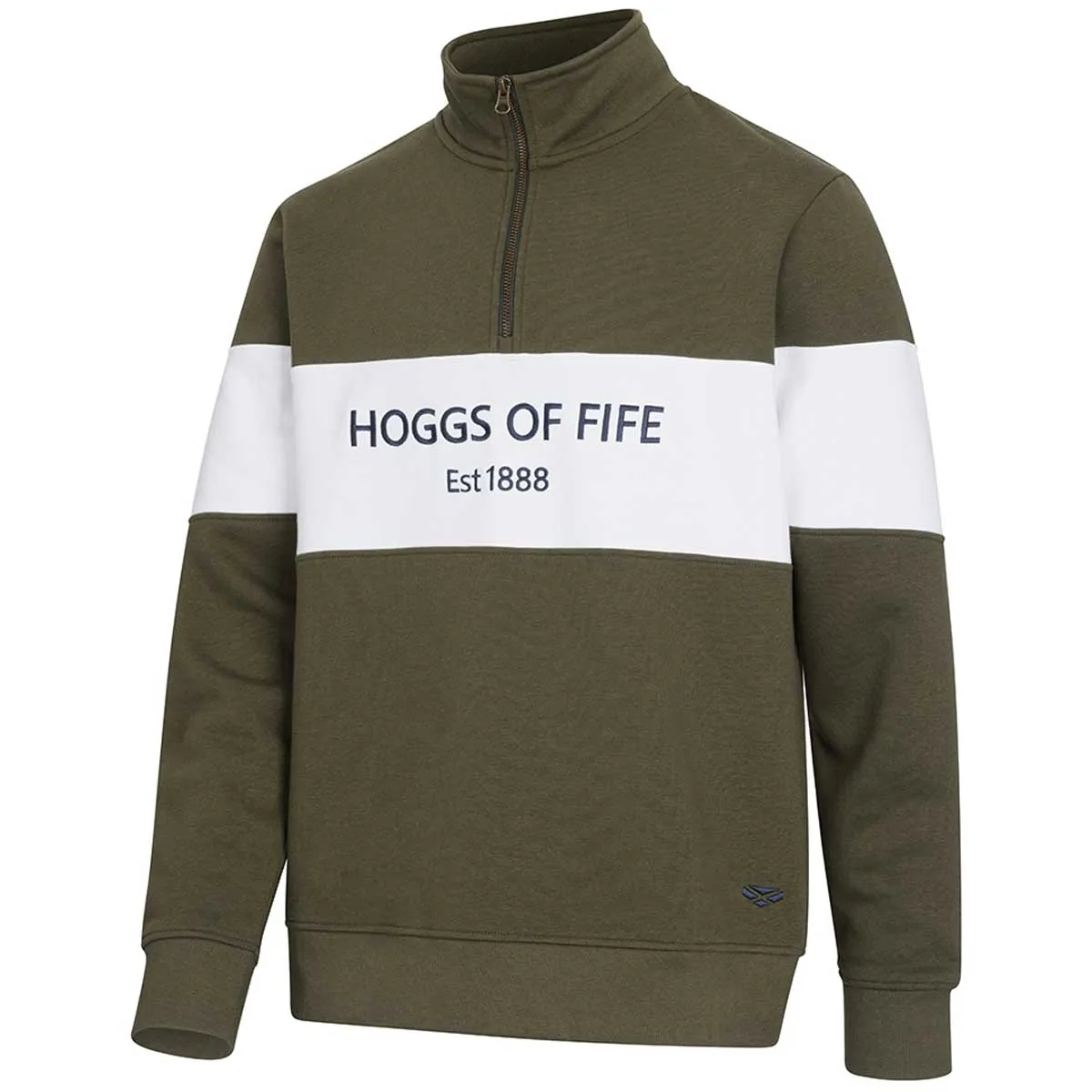 Hoggs of Fife Dumfries 1888 Quarter Zip Sweatshirt