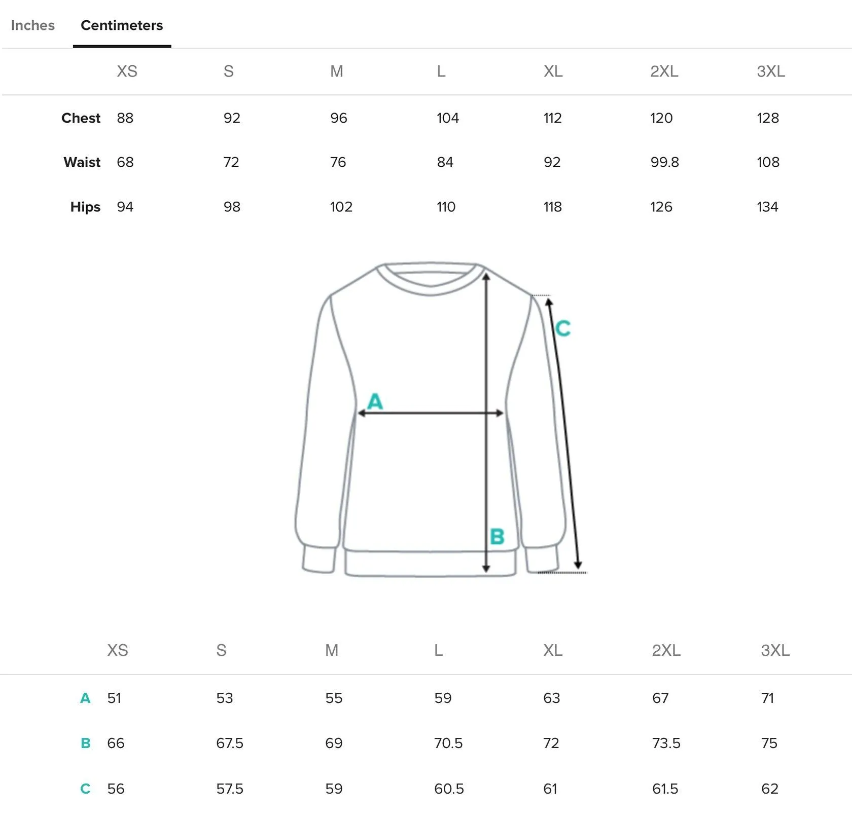 How u look inside® Light Unisex Sweatshirt 3/3 pieces