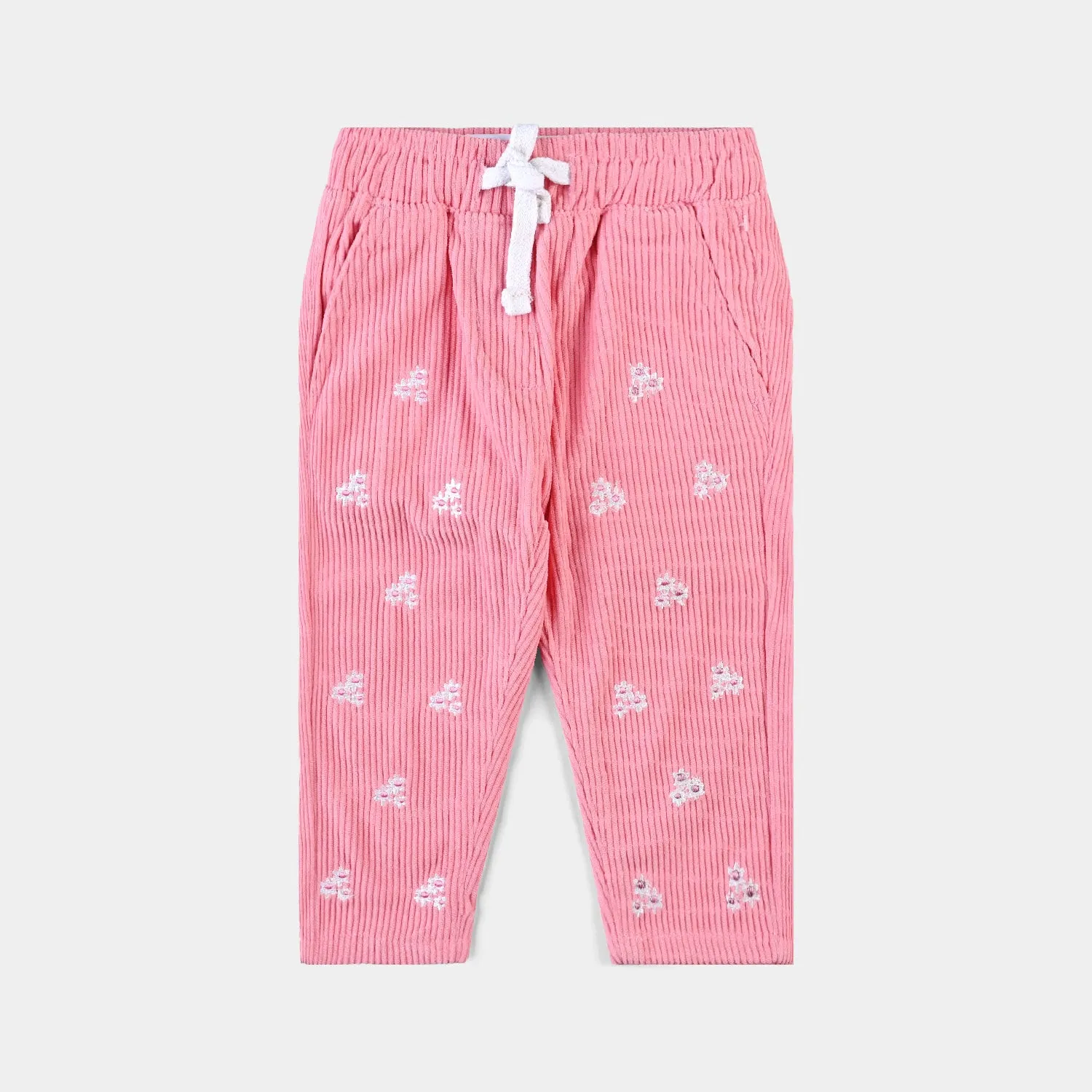 Infant Girls Corduroy Pant Flower Bunch