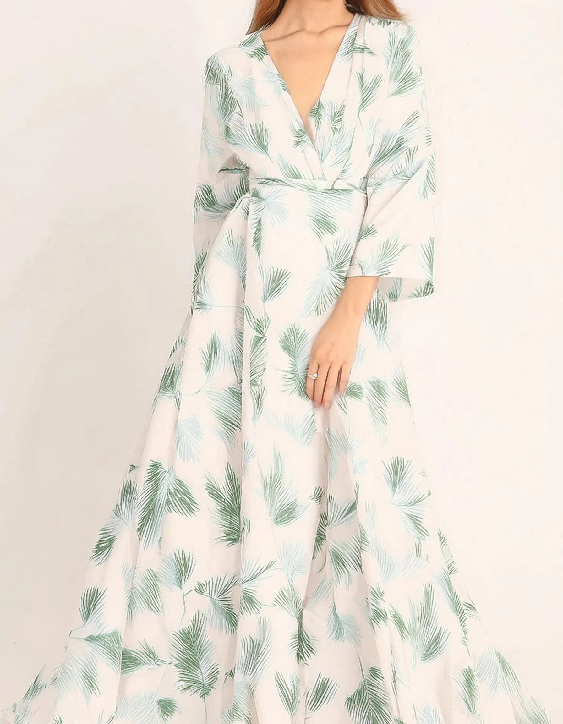 Ivory Blossom Maxi Dress