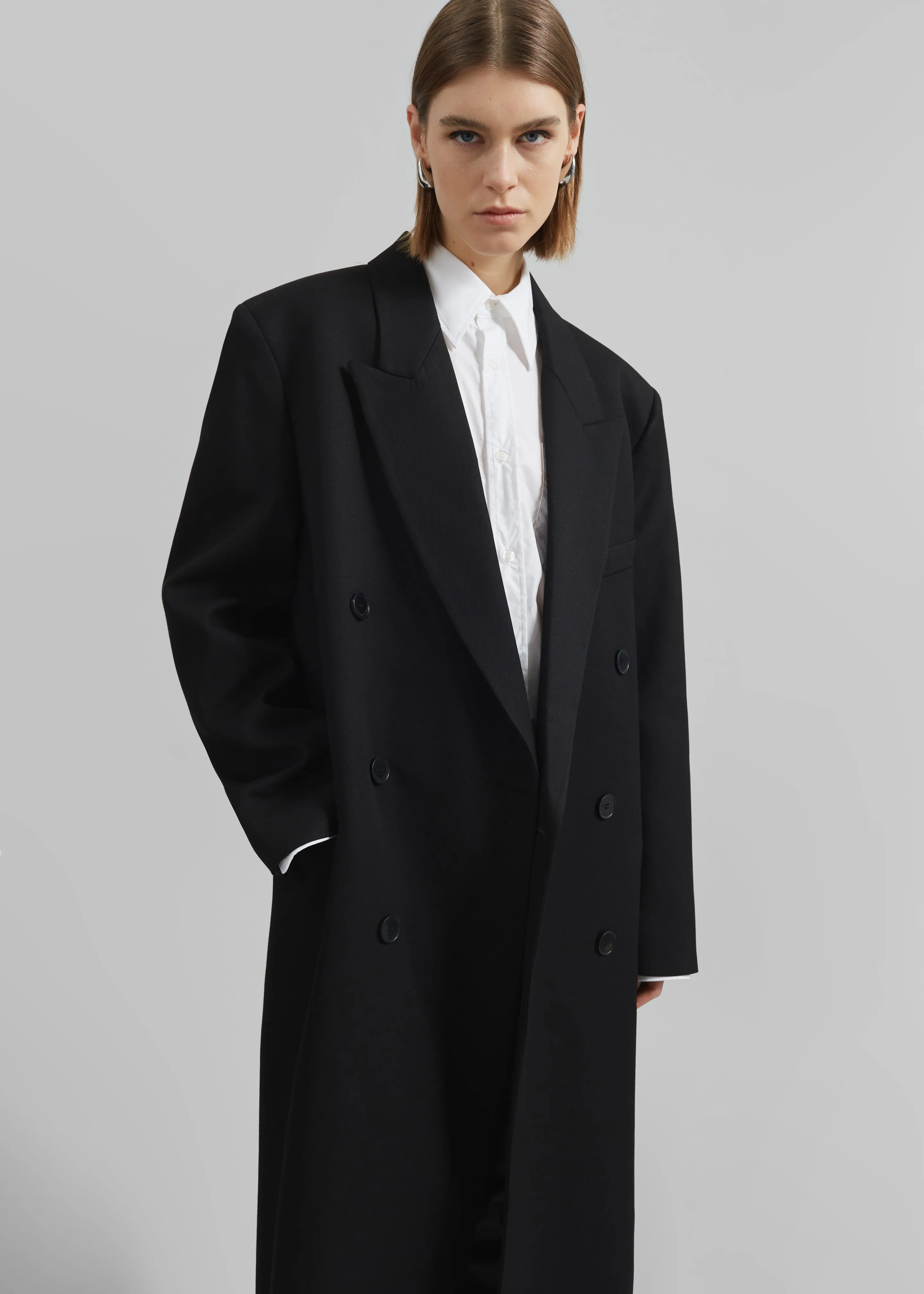 Jane Long Coat - Black