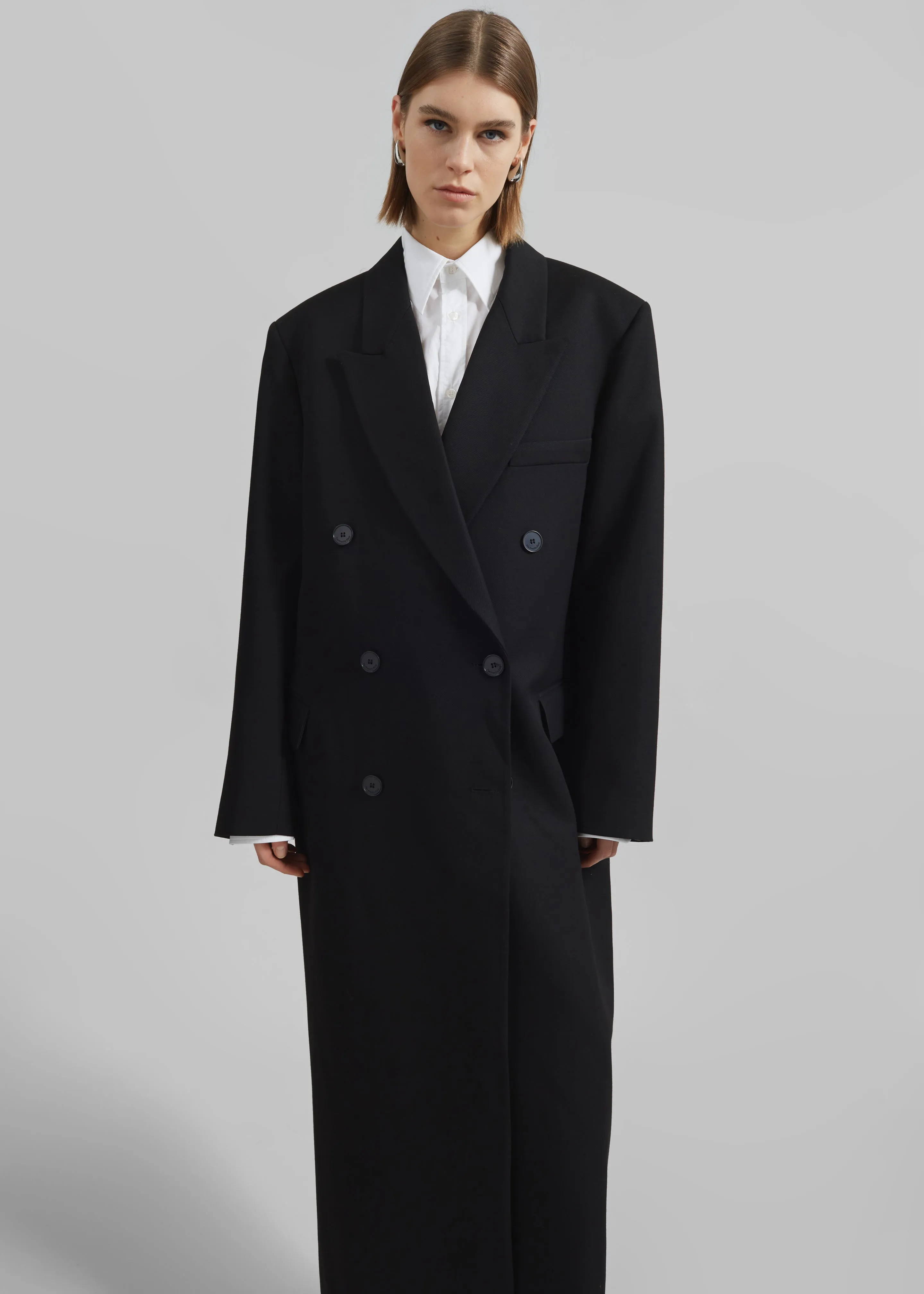 Jane Long Coat - Black