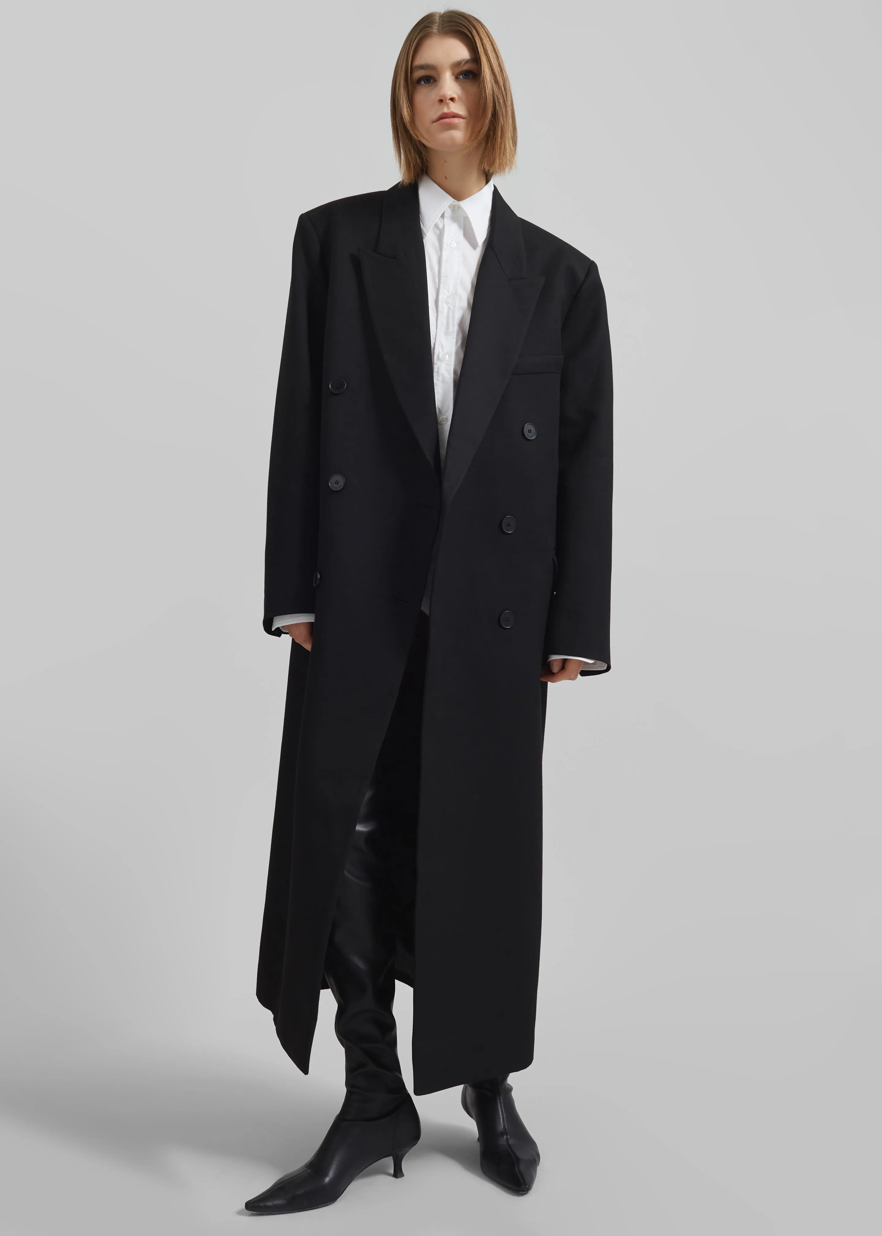 Jane Long Coat - Black