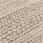 Kagu wool rug [Natural white]