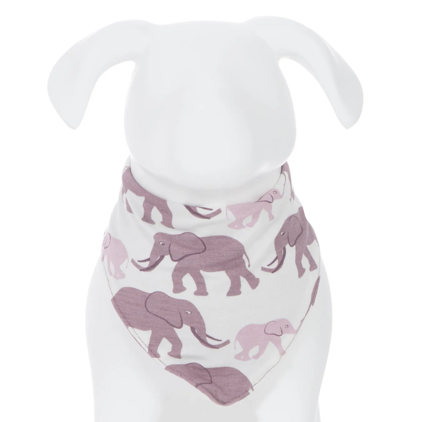 Kickee Pants Print Dog Bandana - Natural Elephant 1st Delivery