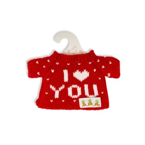 Kiddo's Closet 'I Love You' Sweater - Red