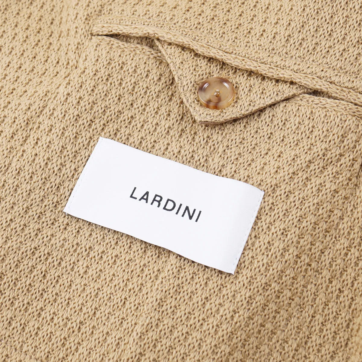 Lardini Soft-Constructed Knit Wool Blazer