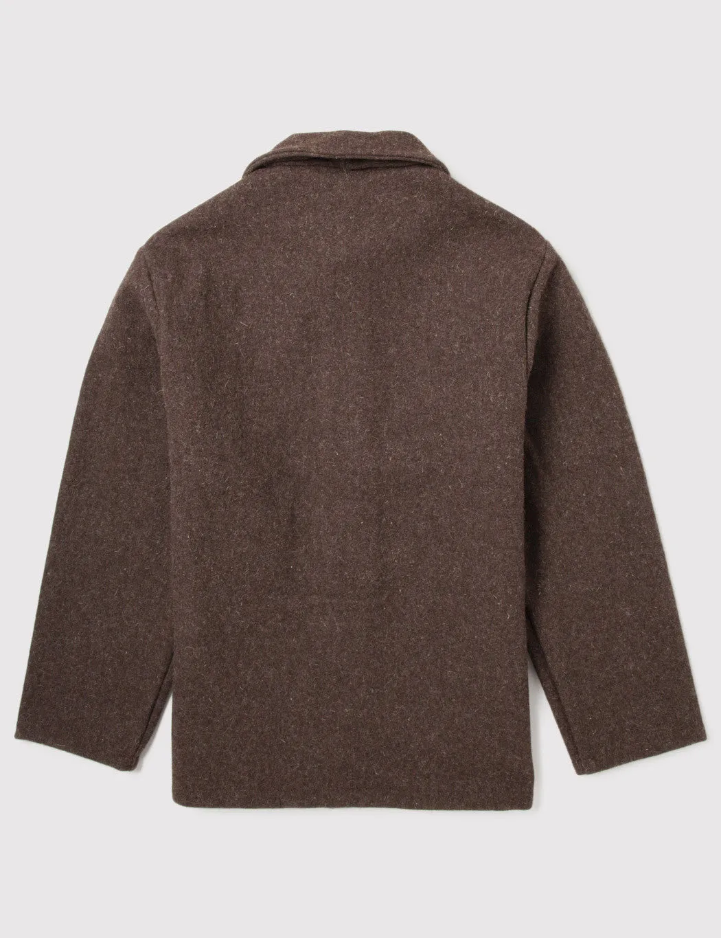 Le Laboureur Wool Work Jacket - Brown