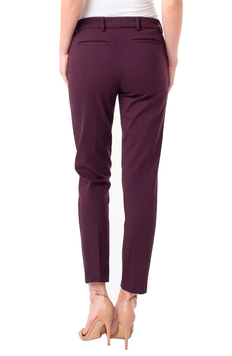 Liverpool Kelsey Trouser 29 in (garnet berry)