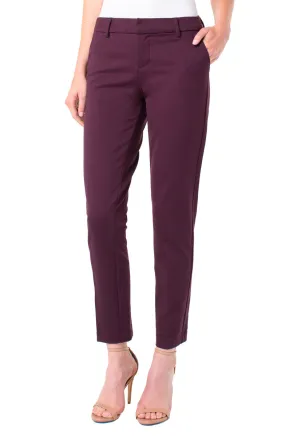 Liverpool Kelsey Trouser 29 in (garnet berry)