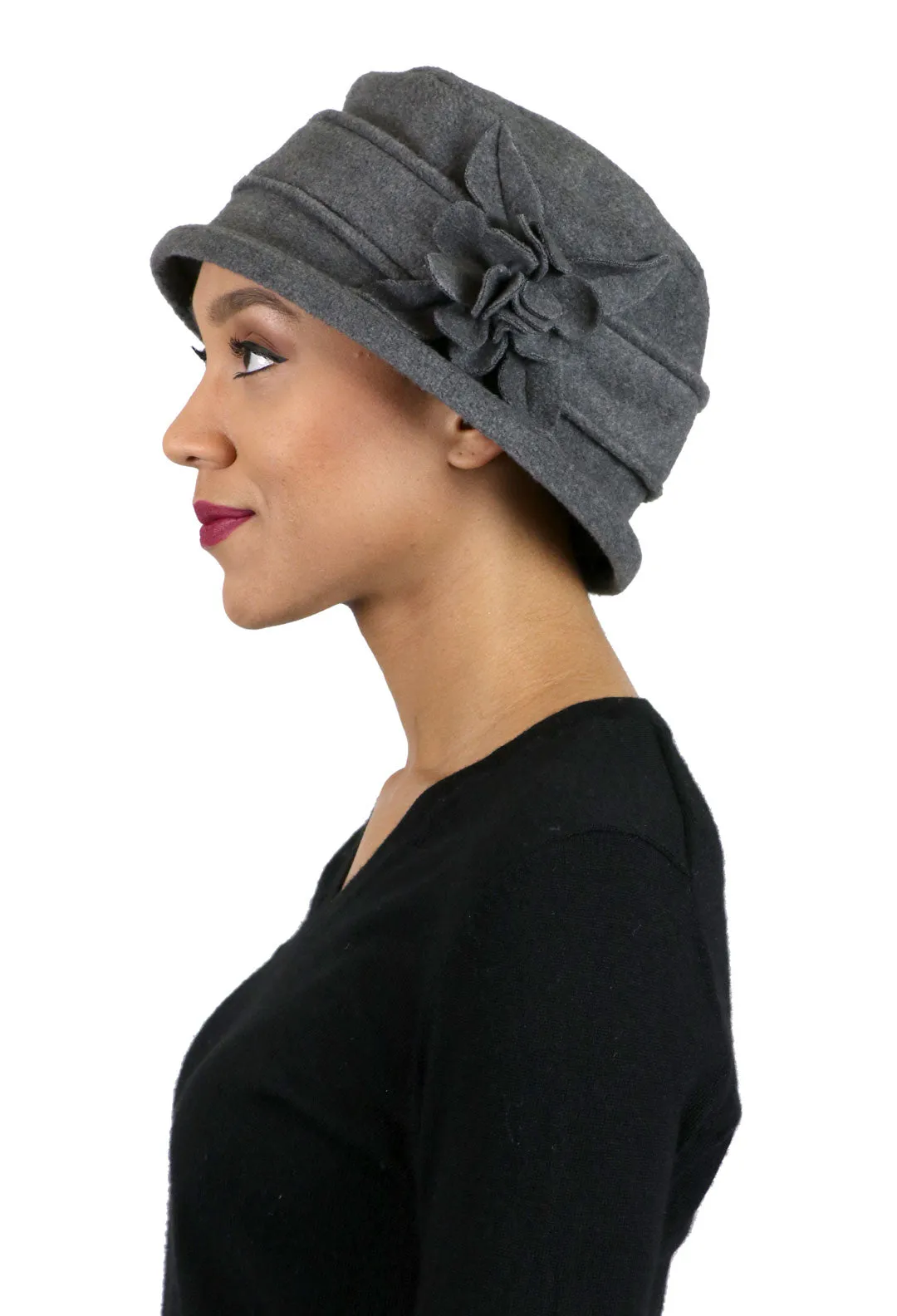 Lizzy Luxury Fleece Cloche Hat for Women Chemo Headwear Cancer Head Coverings