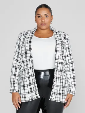 Loren Plaid Blazer