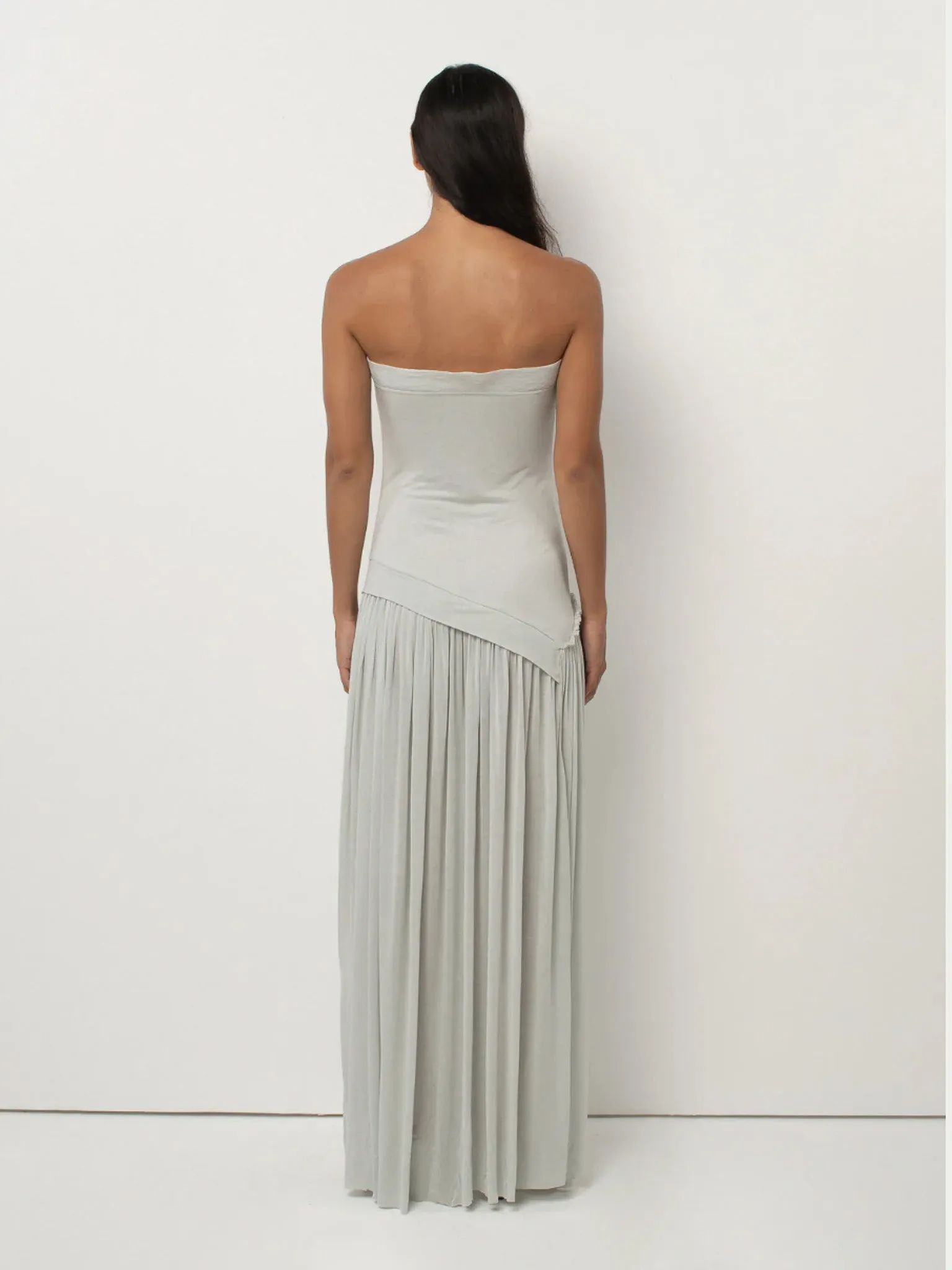 Lucile Maxi Dress in Silver