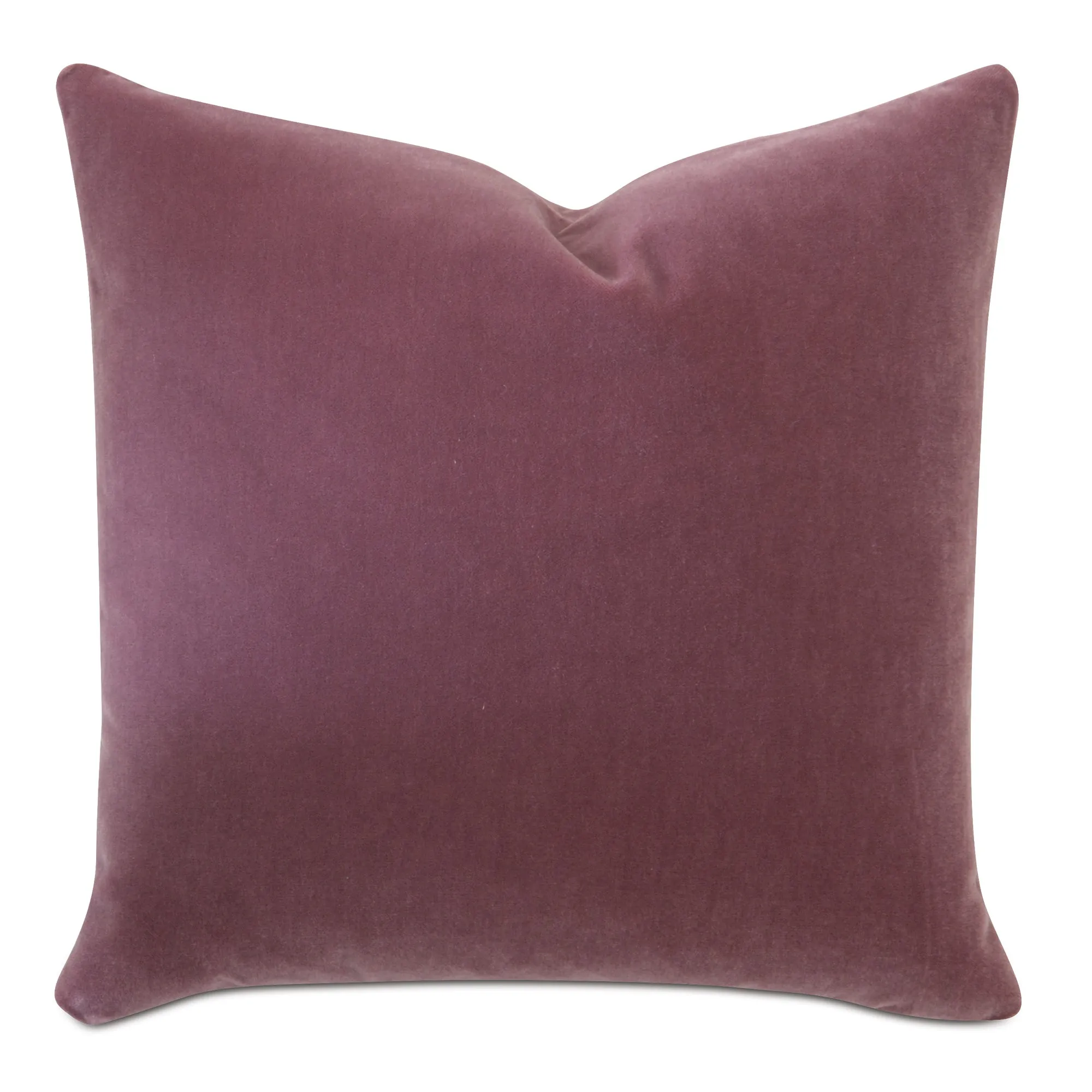 Luxury Mohair Decorative Pillow Cover in Crushed Berry 22x22