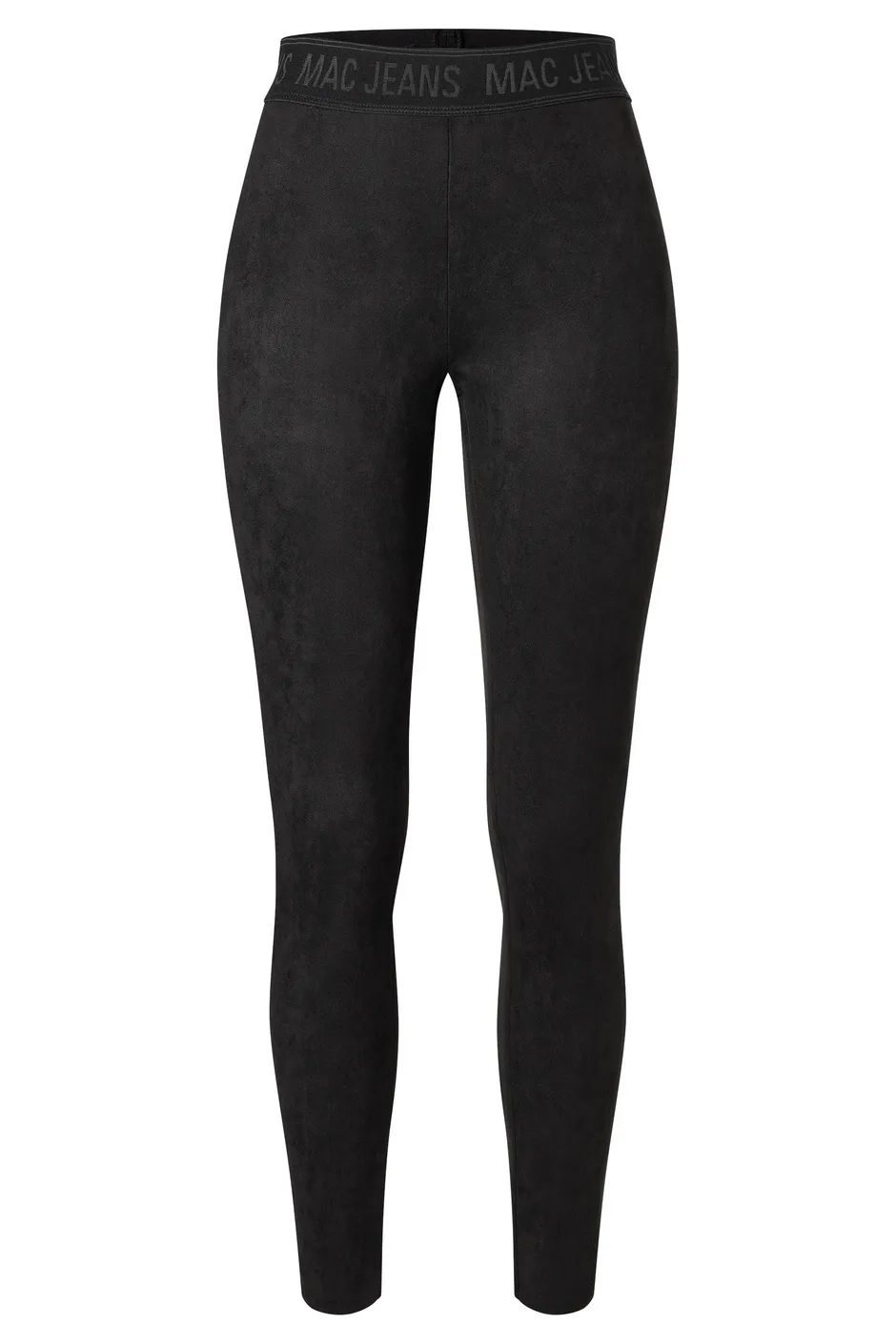 Mac Jeans Leggings Vegan Suede 5915-00-0197 | 090 Black | Clearance Final Sale