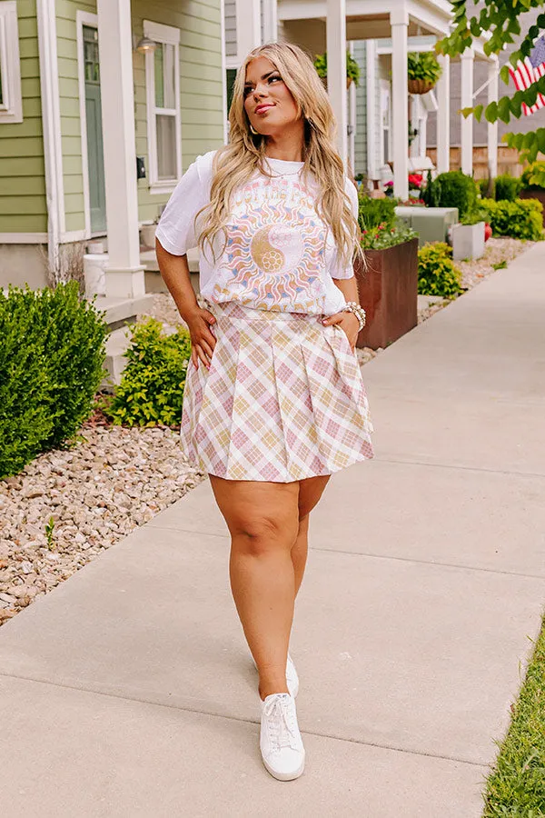 Magic Melody Wrap Skirt in Primrose Yellow Curves