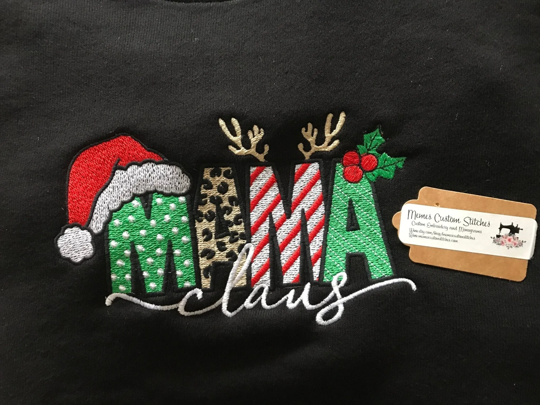 Mama Claus Christmas Adult Unisex Fleece Sweatshirt Gift