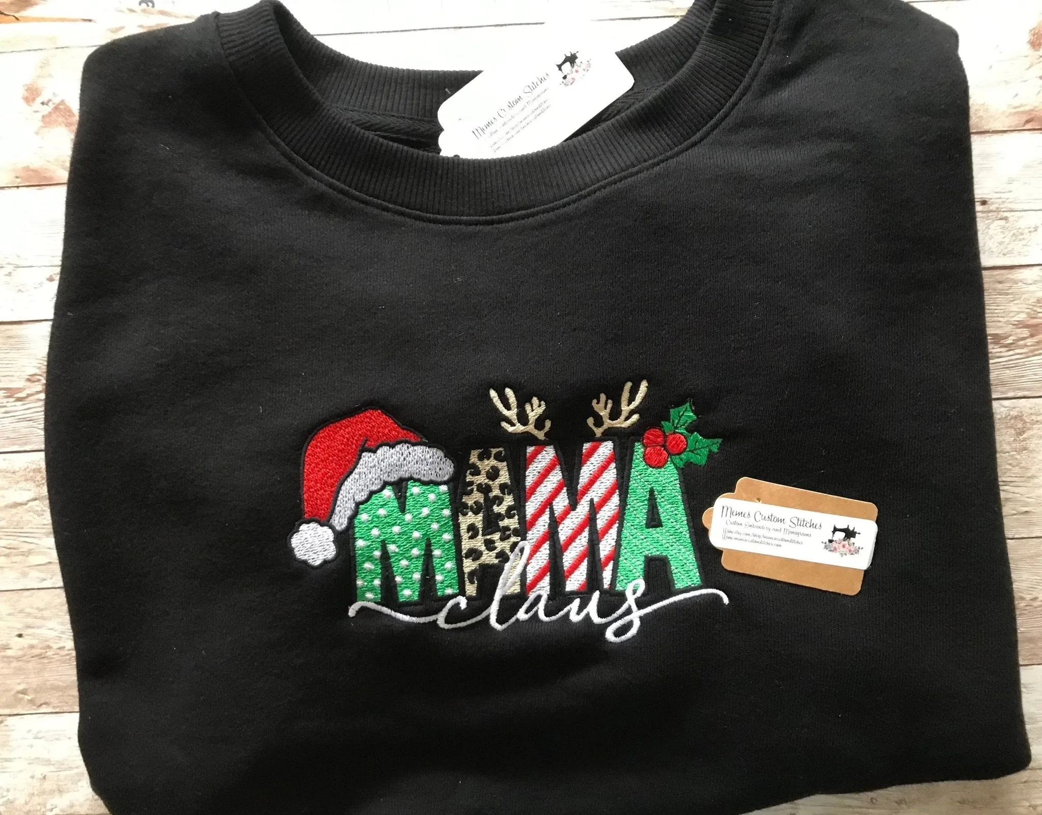 Mama Claus Christmas Adult Unisex Fleece Sweatshirt Gift