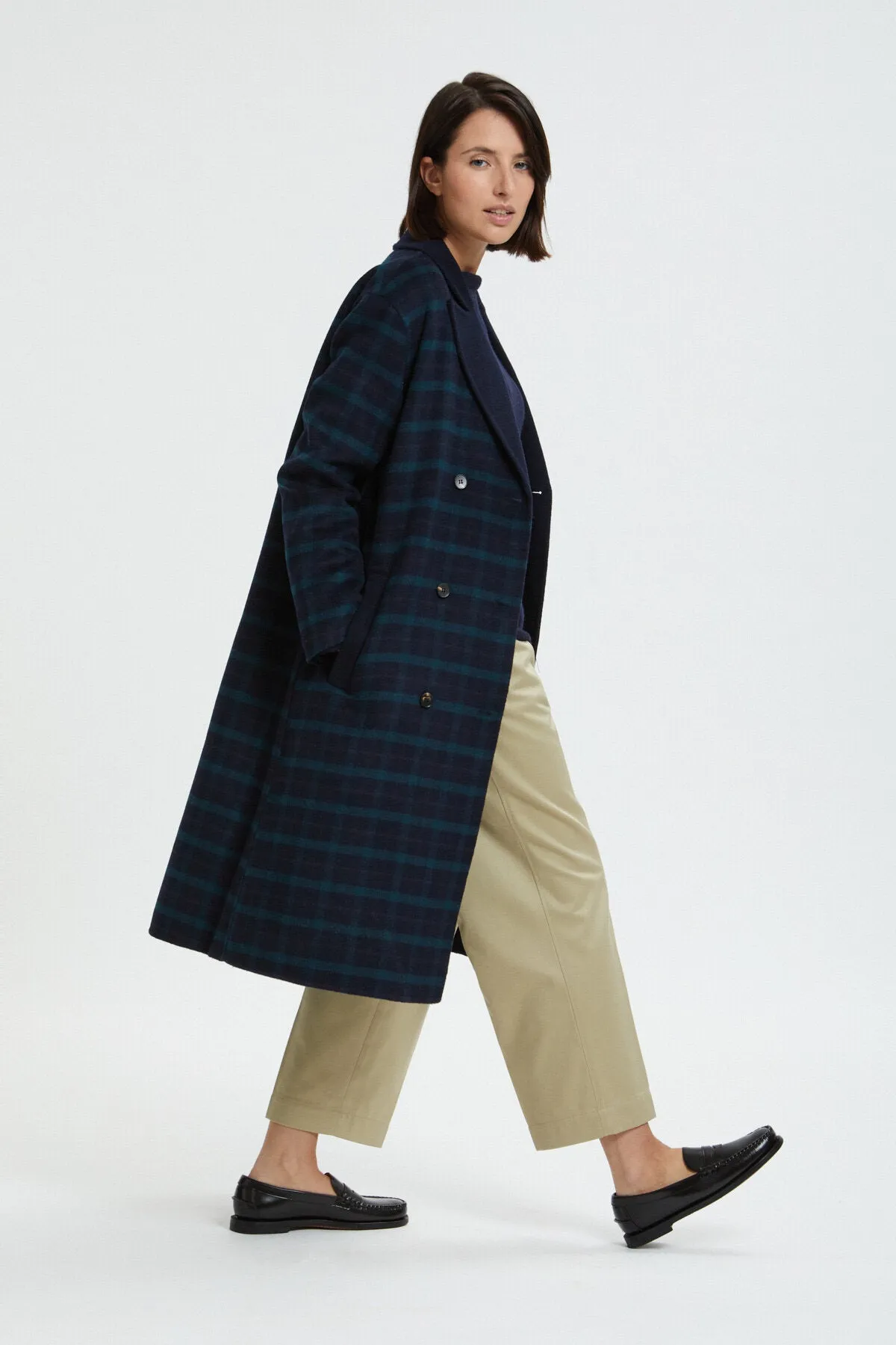 Manine Tartan Coat