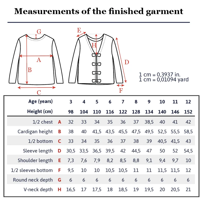 Masha cardigan/sweater - Girl 3/12Y - Paper Sewing Pattern