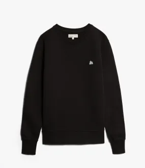 Merz b. Schwanen CSW02 Good Basics Crew Neck Sweatshirt - Deep Black