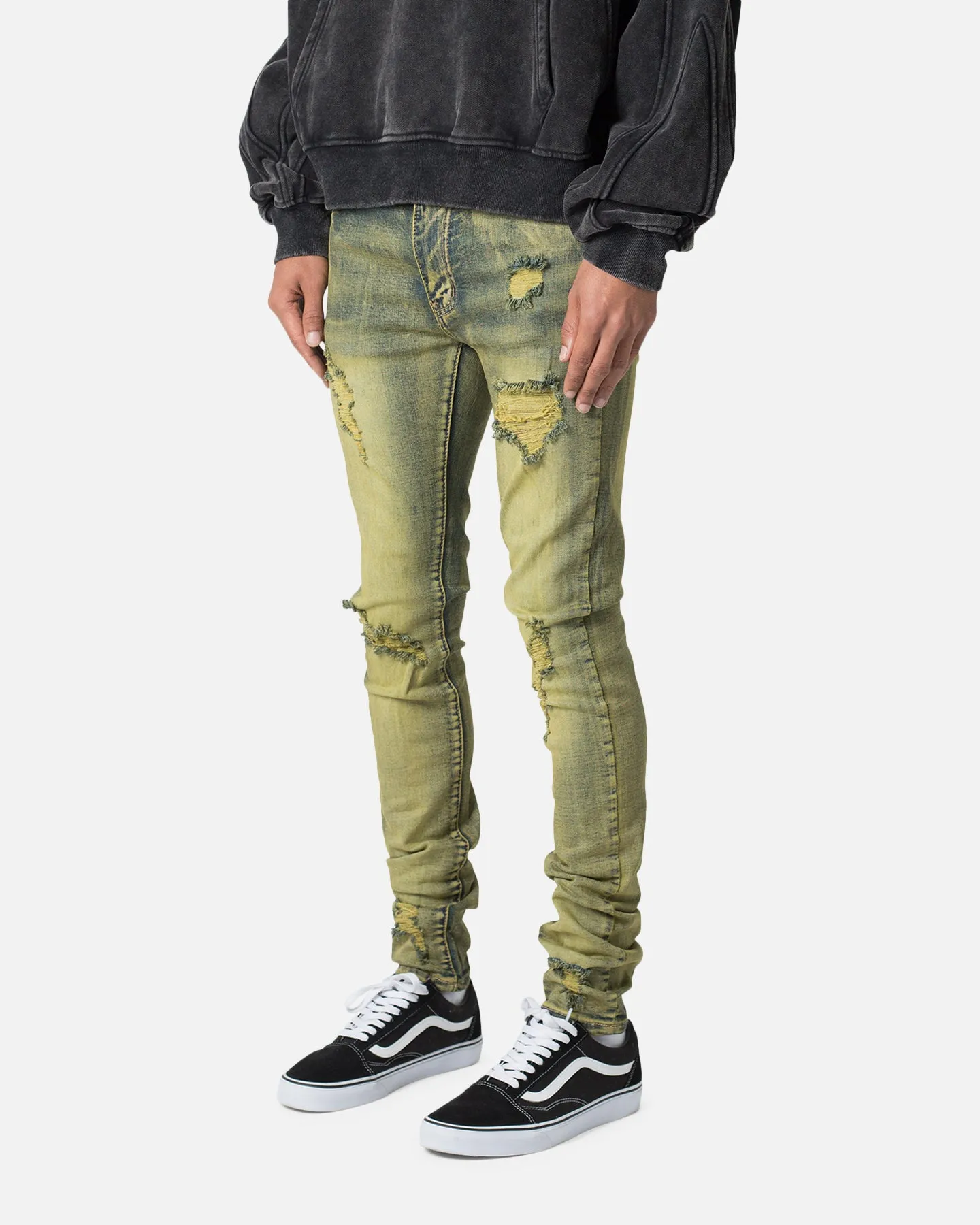 MNML X609 Algae Skinny Denim Jeans Green