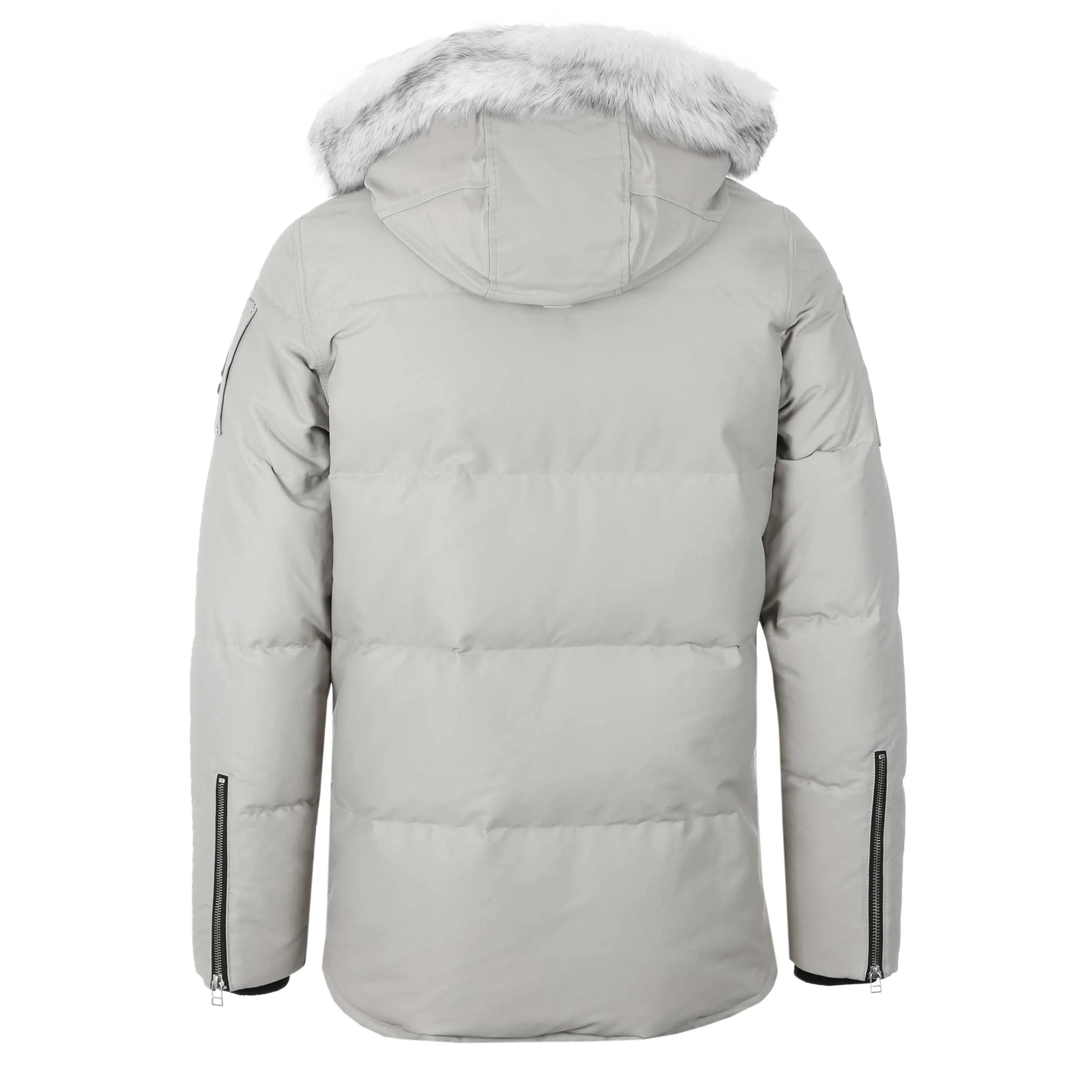 Moose Knuckles 3Q Jacket in Storm Grey & Natural Fur